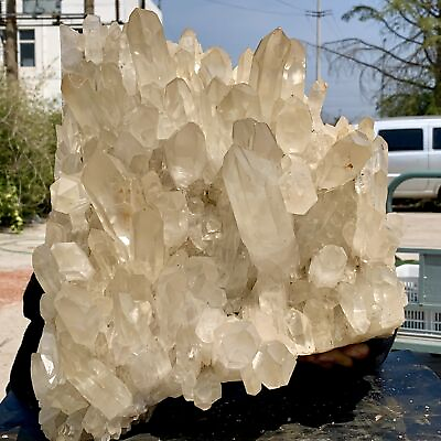 #ad #ad 35.59LB Natural Large Himalayan quartz cluster white crystal ore Earth specimen $2348.50