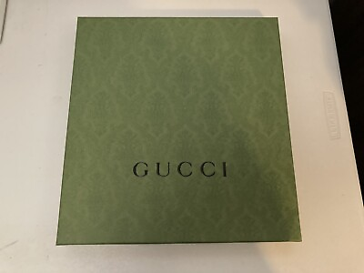 Authentic Gucci Gift Box 12” X 12 X 1.5 Inches $39.99