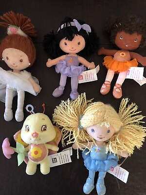 #ad Set of 5 Ban Dai Stuffed Character Toys From China $11.19