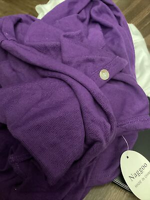 #ad Zenana Outfitters Purple Cardigan Sweater Large $8.00