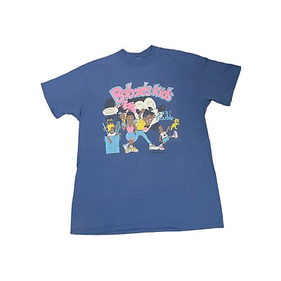 #ad #ad Vtg Bebe’s Kids Mens Shirt Blue Size Large Inspired Robin Harris Single Stitch $66.14