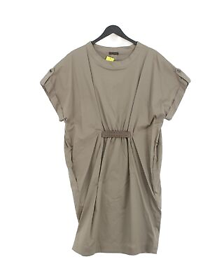 Peserico Spa Women#x27;s Midi Dress UK 14 Green 100% Polyester A Line GBP 28.00