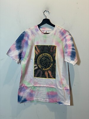 #ad vintage Free Shakespeare in Central Park Summer 1993 t shirt size Large tie dye $33.95