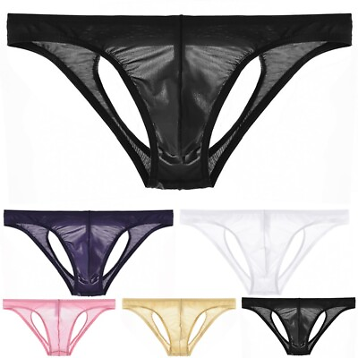 #ad Stylish Briefs Underpants Backless Sexy Soft Thong Breathable G String $7.83