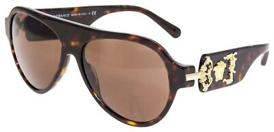 #ad Versace Sunglasses VE 4323 108 73 Dark Havana Brown 58 mm VE4323 10873 BOXED $169.99
