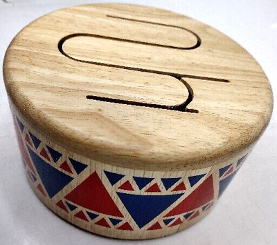 #ad PLAN TOYS Wooden Drum Child#x27;s Musical Instrument Toy $15.96