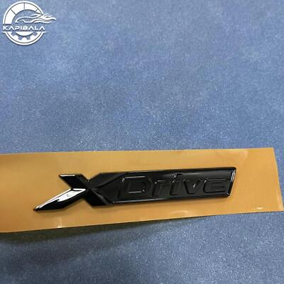 #ad Gloss Black XDrive Emblem Nameplate Car Rear Trunk Badge Side Sport X Drive 1PC $13.15