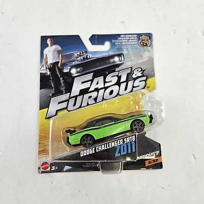 #ad Dodge Challenger SRT8 2011 Fast And Furious 1:64 Scale diecast Car Mattel GBP 9.99