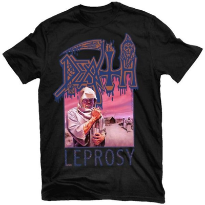 #ad Death Leprosy T Shirt Short Sleeve Cotton Black Unisex All Size S to 5XL $18.99