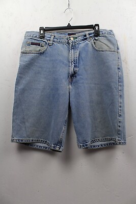 #ad Tommy Hilfiger Short Mens Size 36 Denim Jean Shorts Vintage $17.50