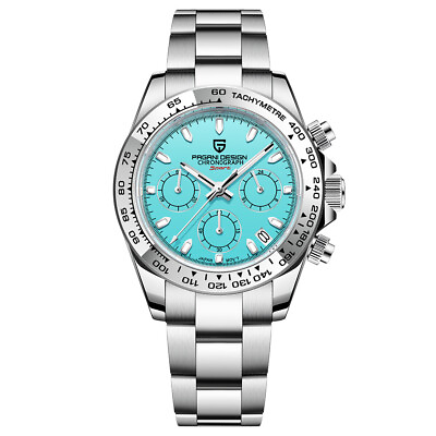 #ad Pagani Design Mens Watch Sports Quartz Waterproof Wristwatch in Stainless Steel $159.99