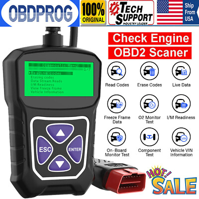 #ad Automotive OBD Scanner Car Code Reader OBD2 Check Engine Light Diagnostic Tool $10.99