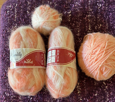 #ad Vintage amp; Discontinued Mixed Lot of Phentex Piccadilly Yarn Plus one LOT of 4 $22.00