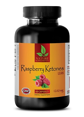 #ad weight management supplement RASPBERRY KETONES 1200mg 1 Bottle 60 Capsules $17.66