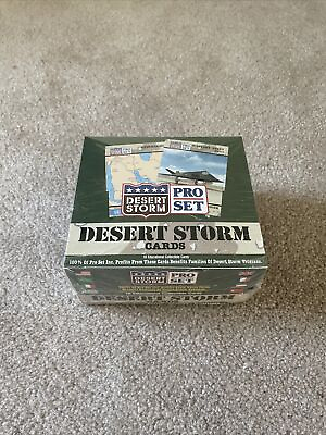 #ad New DESERT STORM Pro Set 1991 Factory Sealed BOX Of 36 Packs 10 Cards Each $26.00