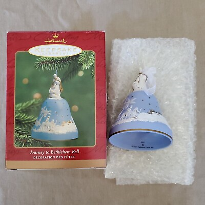 #ad Hallmark Keepsake Ornament Journey To Bethlehem Bell 2001 *MISSING BELL* $6.36