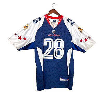 #ad NFL Minnesota Vikings Adrian Peterson Reebok 2009 Pro Bowl Stitched Jersey Sz 54 $43.48