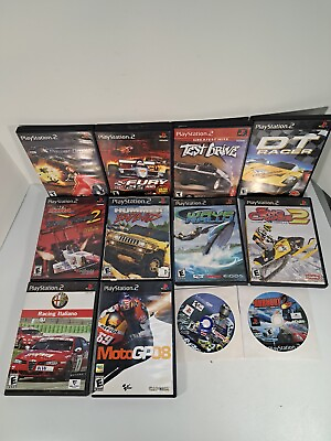 #ad Lot Of 12 Playstation 2 Racing Games $35.00