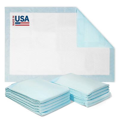#ad #ad 23x36 Ultra Absorbent Adult Incontinence Disposable Bed Underpads Made in USA $47.45