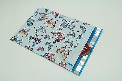 100 6x9 Butterfly Designer Poly Mailers Envelopes Boutique Custom Bags $13.95