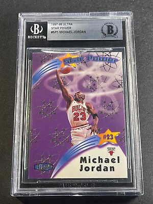 #ad MICHAEL JORDAN 1997 FLEER ULTRA #SP1 STAR POWER INSERT CHICAGO BULLS NBA HOF MJ $150.00
