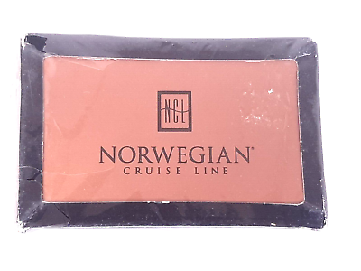 #ad Norwegian Cruise LInes Black amp; Gold Souvenir Playing Card Deck New Sealed $9.99