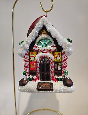 #ad Christopher Radko Ornament #1020915 quot;Sweetest House On The Blockquot; New With Tags $58.00