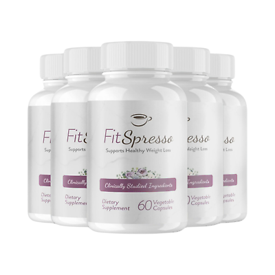#ad 5 Pack FitSpresso Health Support Supplement New Fit Spresso 300 Capsules $89.95