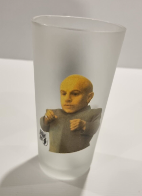 #ad Austin Powers Drinking Glass Mini Me Collectible Novelty Gift Glass AU $18.99