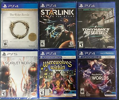 #ad Sony PS4 games bundle 6 Games NEW FREE SHIPPING $41.99