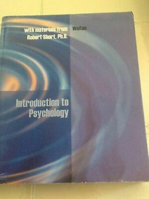 #ad INTRODUCTION TO PSYCHOLOGY WITH MATERIALS FROM ROBERT By Robert Short PB $15.99