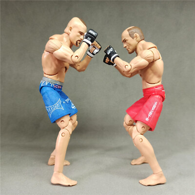 #ad 2PCS UFC 8.7 Inch Fight Wrestler Action Figure Set Collection Model Toy $19.99