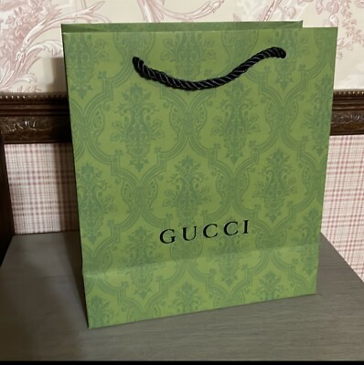 Limited Edition Gucci Gift Bag L 8 1 2in H about 10in W 4in NEW $18.99