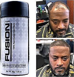 #ad HAIR FUSION 100% Real Human Hair Fibers Conceal bald and thinning hair up $52.01