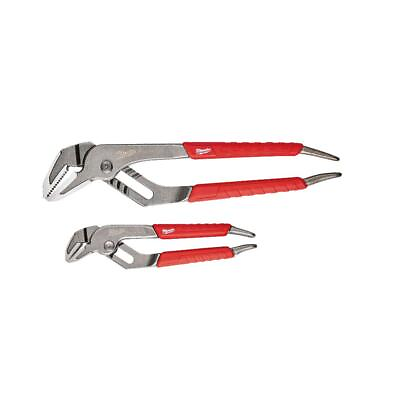 #ad Milwaukee 6 In. And 10 In. Straight Jaw Pliers Set $19.97
