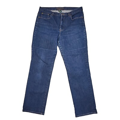 #ad Ralph Lauren Jeans Co Womens Size 14 Pants Straight Stretch 98% Cotton 2% Elast $24.99