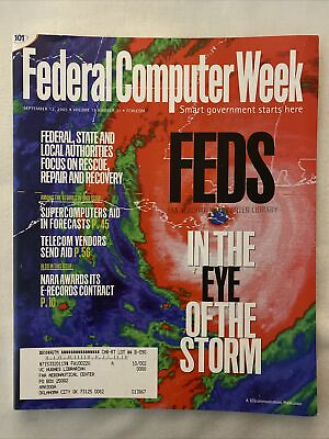 #ad 2005 September 12 Federal Computer Week Magazine Meeting In Cyberspace CP250 $15.99