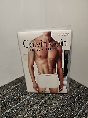 Calvin Klein 3 Pack Cotton Stretch Boxer Briefs MSRP $39.50 $25.90