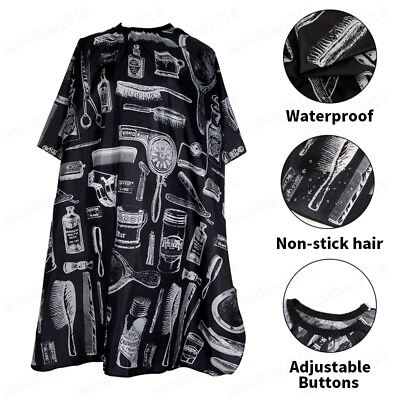 #ad New Hair Cutting Cape Pro Salon Hairdressing Hairdresser Gown Barber Cloth Apron $4.75