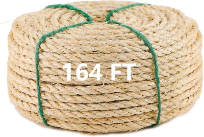 #ad Natural Strong Sisal Rope Replacement for Cat Scratching Posts for Winding Easy $22.99