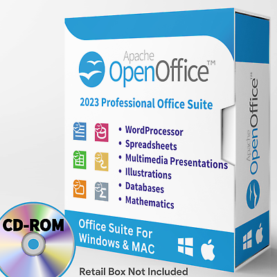 #ad #ad Open Office Home and Student 2023 Office Software Suite for Windows amp; MAC CD $14.99