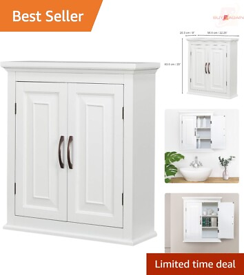 #ad Easy Assembly Wall Cabinet with Efficient Storage Stylish Home Upgrade $116.84
