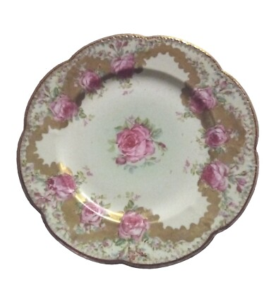 #ad Beautiful Elbogen Floral Plate Dinner Decor Plate $15.99