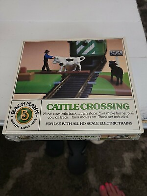 #ad BACHMANN CATTLE CROSSING ...SEALED BOX $12.00