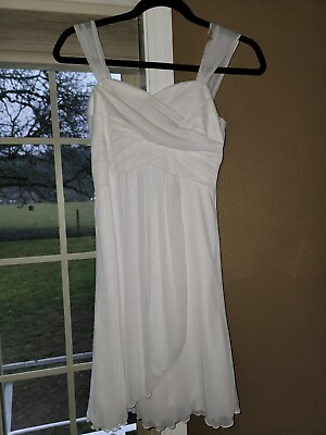 #ad David#x27;s Bridal Dress White $23.50