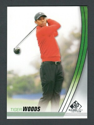 #ad 2021 SP Game Used Tiger Woods #1 $10.00