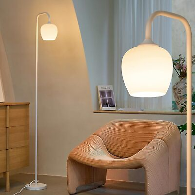 #ad Lamp Modern Standing Lamp for Living Room Bedroom Glass Lamp Shade $89.99