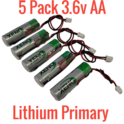 #ad 5x 3.6v AA Lithium Primary Battery Xeno XL 060F Saft LS14500 14500 Best Value $10.99