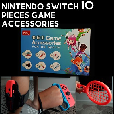 #ad Nintendo switch accessories bundle pro controller AU $45.00