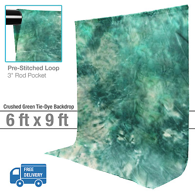 #ad LSP Photography Tie Dye Muslin Backdrop Hand Painted Background Screen 6 x 9 ft. $25.17